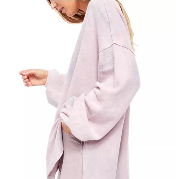 Last One~NWT Free People Someday Fleece Sweatshirt - Picture 3 of 6